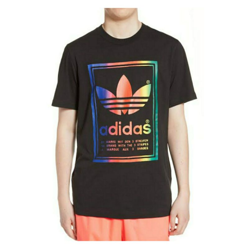 Kaos Adida$ Originals Filled label black Tshirt
