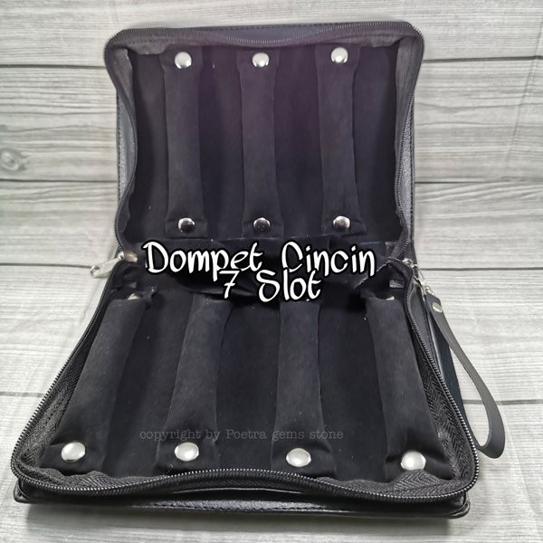 Tas Dompet Kotak Cincin Kulit Type Tas Dompet isi 7 Slot