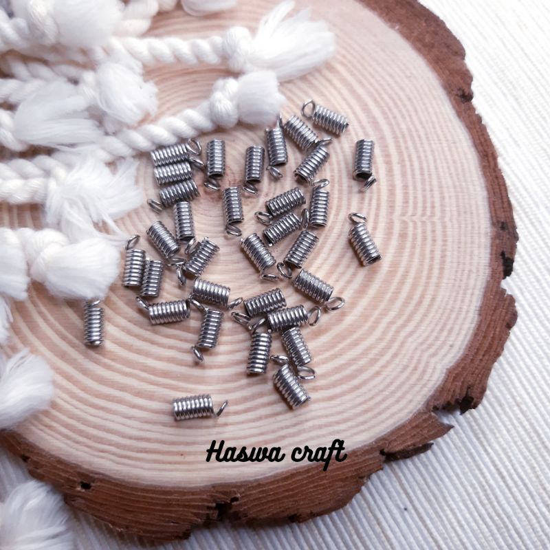 Penjepit Per Besi Spiral Klep Penjepit Kokot Tali Masker