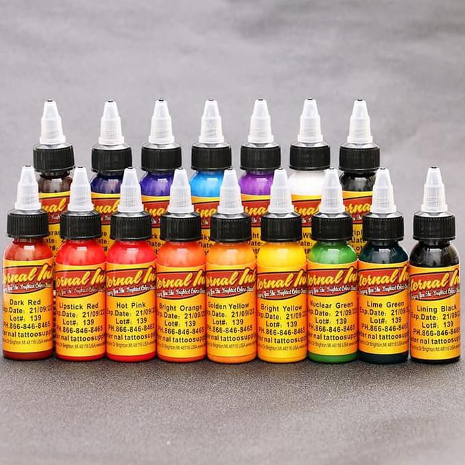 

Terbaru! Tinta Tato Pigment Eternal Ink Profesional Originsl Usa 30Ml Termurah