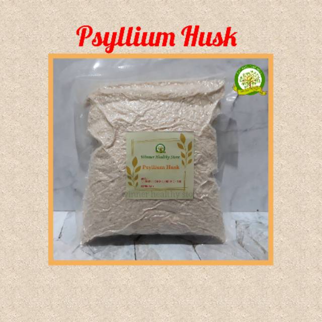 Psyllium Husk 1000 gr / 1 kg Serat Diet/ Plantago Ovata/ Fiber