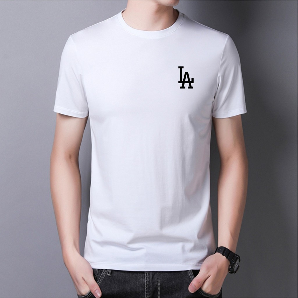 9SEVEN-KAOS DISTRO T-SHIRT FASHION MOTIF SIMPLE LA | KAOS SIMPLE PRIA | KAOS UNISEX