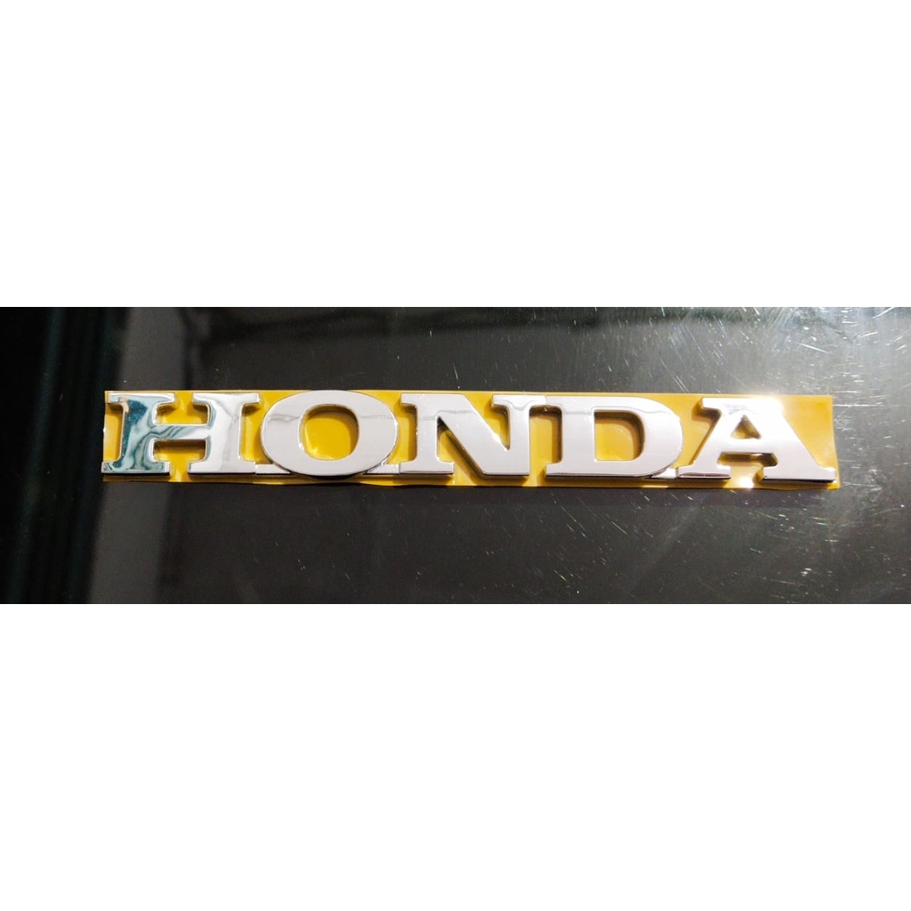 Emblem Logo Tulisan Honda H1 Original