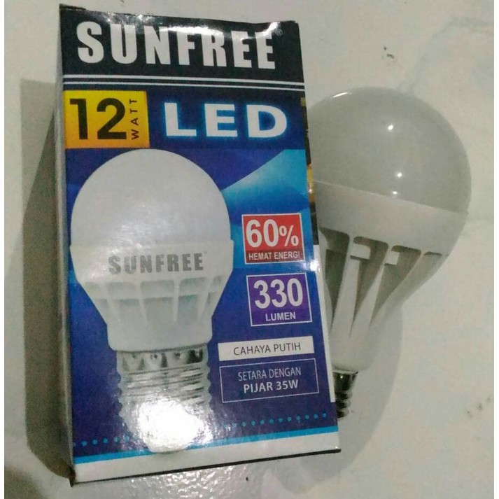 Lampu LED Sunfree 12 Watt Murah