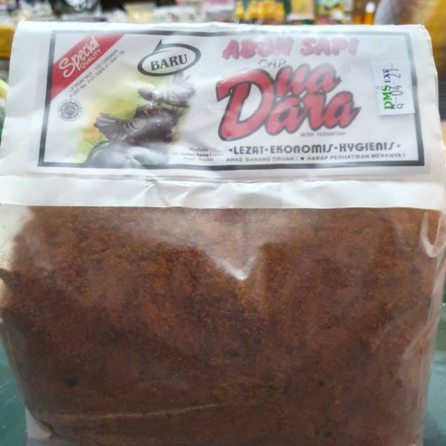 

Abon sapi cap dua dara 1000 Gr
