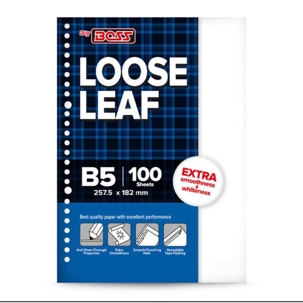 

LOOSE LEAF B5.100 POLOS ( BIG BOSS )