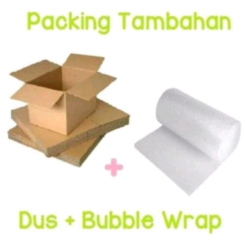 

Extra paking tambahan boble wrap GO SAFETY