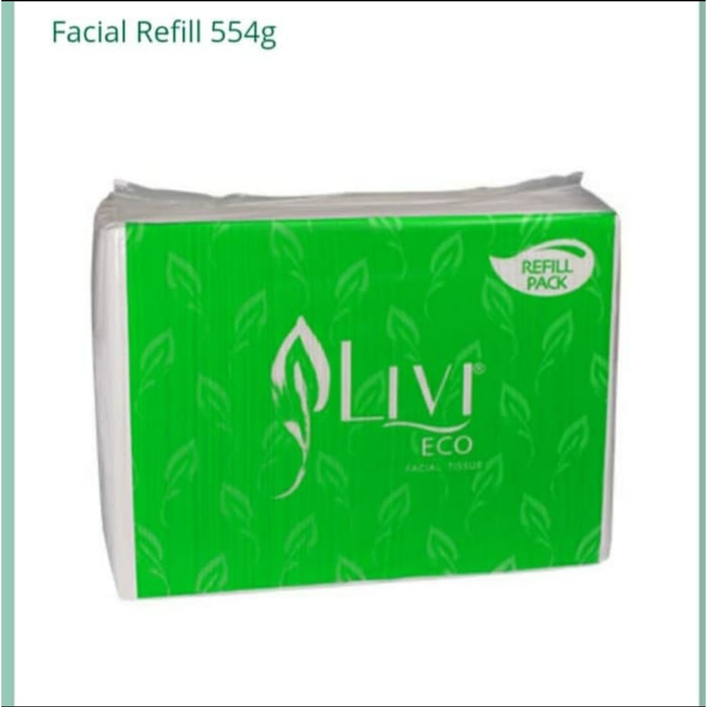 TISSUE FACIAL TISU LIVI ECO REFILL 600 LEMBAR TISUE WAJAH KECANTIKAN