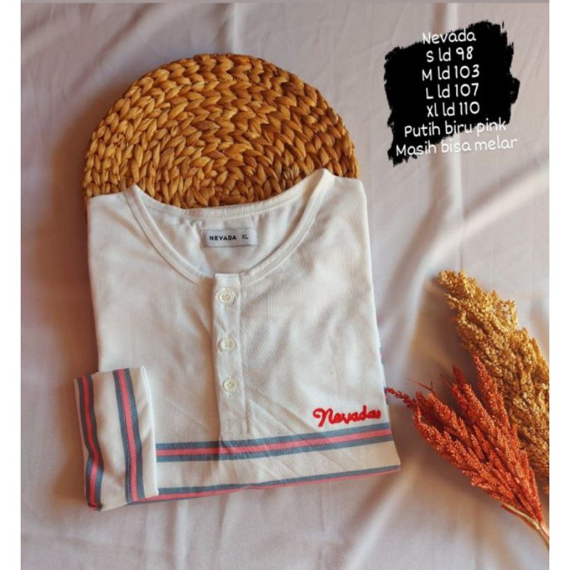 KAOS NEVADA ORIGINAL LENGAN PANJANG KAOS WANITA BUSUI NEVADA ORIGINAL MATAHARI