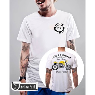  KAOS  DISTRO HITAM  DEUS  EX MACHINA KEREN BAJU LENGAN PENDEK 