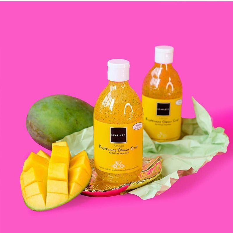 Scarlett whitening body scrub / scarlett whitening shower scrub