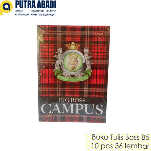 

Buku Tulis Boxy BIG BOSS 36 Lembar (Isi 10 buku)