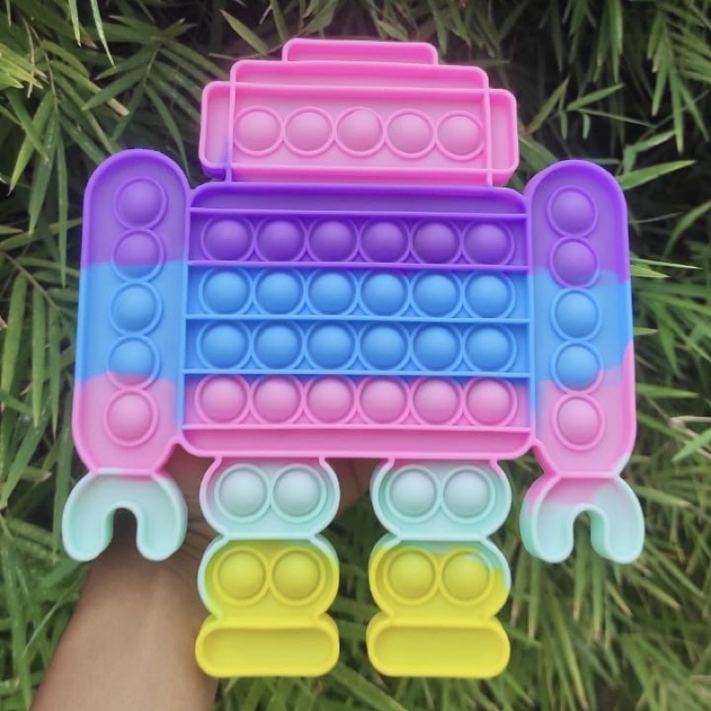 Pop It JUMBO Raksasa Mainan Anak Toys Dinosaurus Kupu Hello Kitty Unicorn-ROBOT