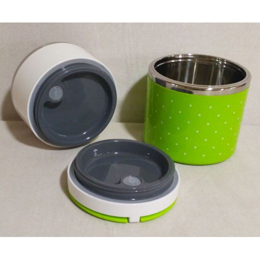 Rantang Makan Lunch Box Stainless 2 tingkat TEDEMEI 6504 Anti Tumpah