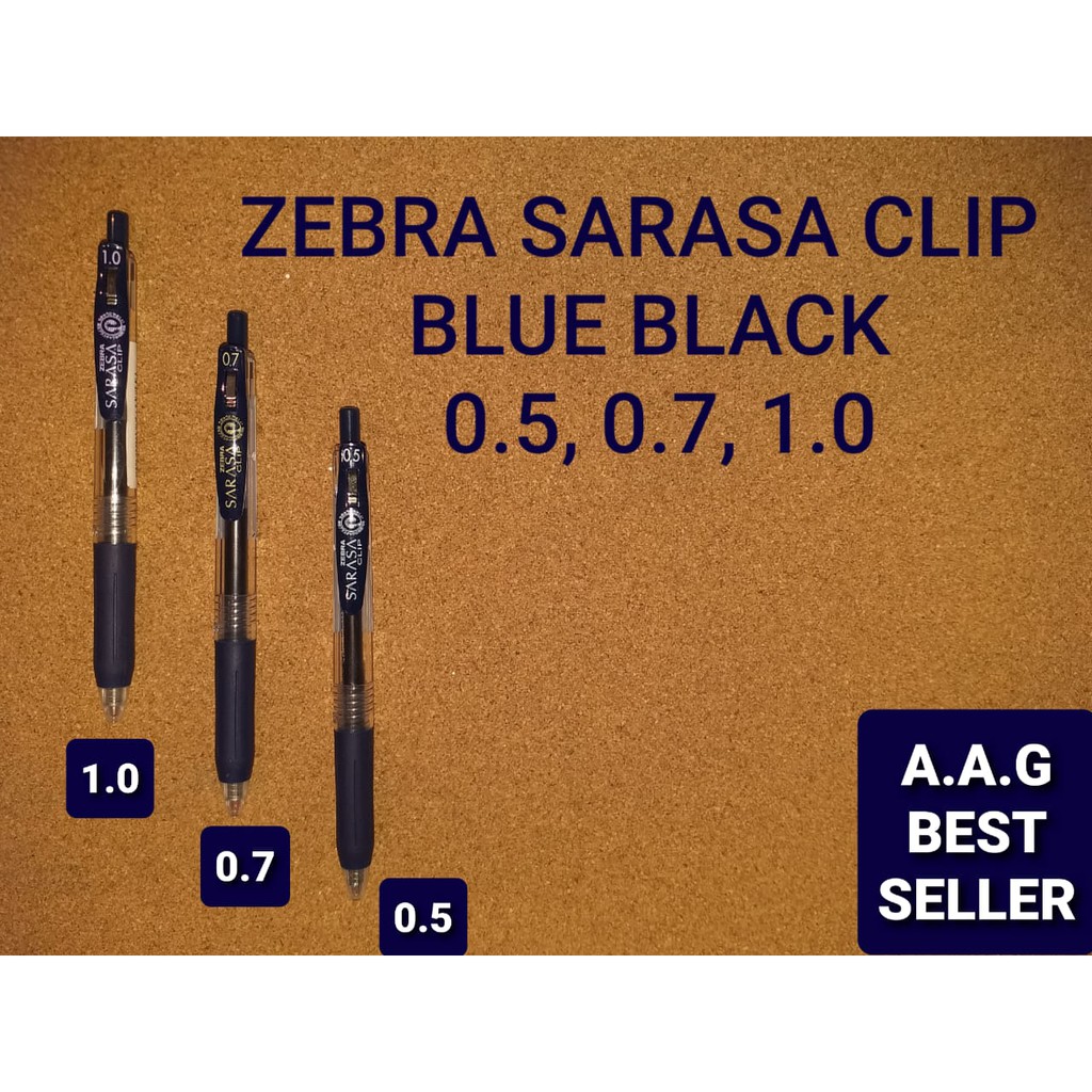 

ZEBRA SARAS CLIP BLUE BLACK