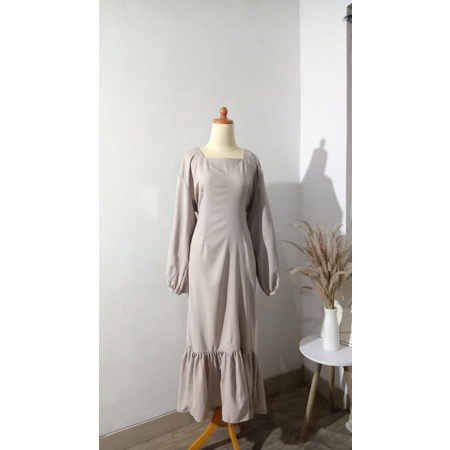 Dress kondangan/Dress Murah/Midi Dress/Dress Kekinian/Aleya Dress By cixi