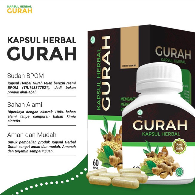 TRIPLEA - Kapsul Gurah Obat Sakit Tenggorokan Obat Batuk Berdahak Meluruhkan Dahak Obat Sesak Nafas Napas Paru paru Obat ASMA TBC Bronkitis Herbal-4