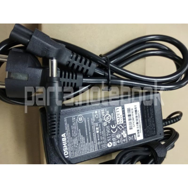 Adaptor Charger Toshiba L510 A200 L645 C600 C600D C640 C640D L505 L515 C645 C640 L630 L635 L640 cas