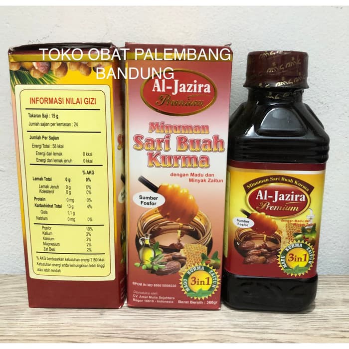 

SARI KURMA AL JAZIRA PREMIUM 360GR SARI KURMA ALJAZIRA AL JAZIRA