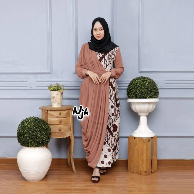 GAMIS BATIK WANITA BAJU GAMIS BATIK WANITA MODERN