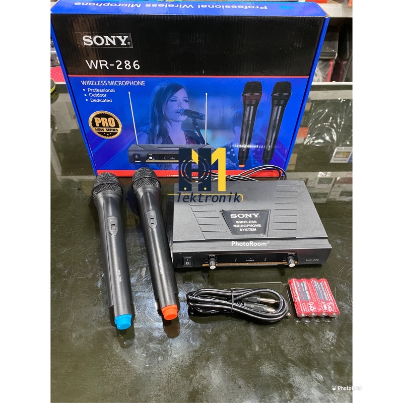 Microphone SONY WR 286 2 Mic wireless Handle