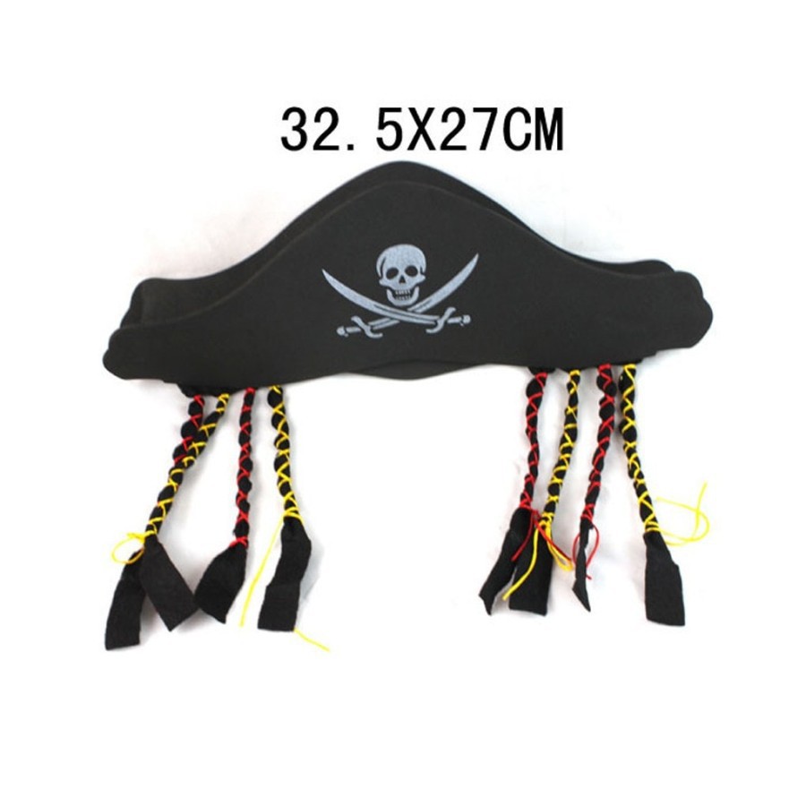 Topi Kepang Bajak Laut halloween jack sparrow