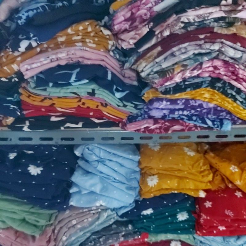 GAMIS BALI / DRES MOZA ( lengan lonceng)-Motif acak / random