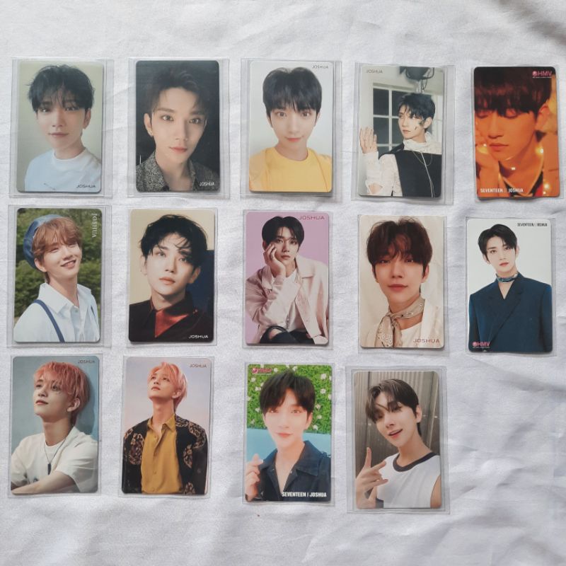 SEVENTEEN JOSHUA HMV THANKS BERET FALLIN FLOWER