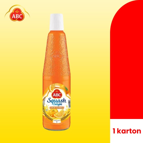 

Sirup ABC Squash Delight Orange 450 ml (1 karton isi 12 botol)
