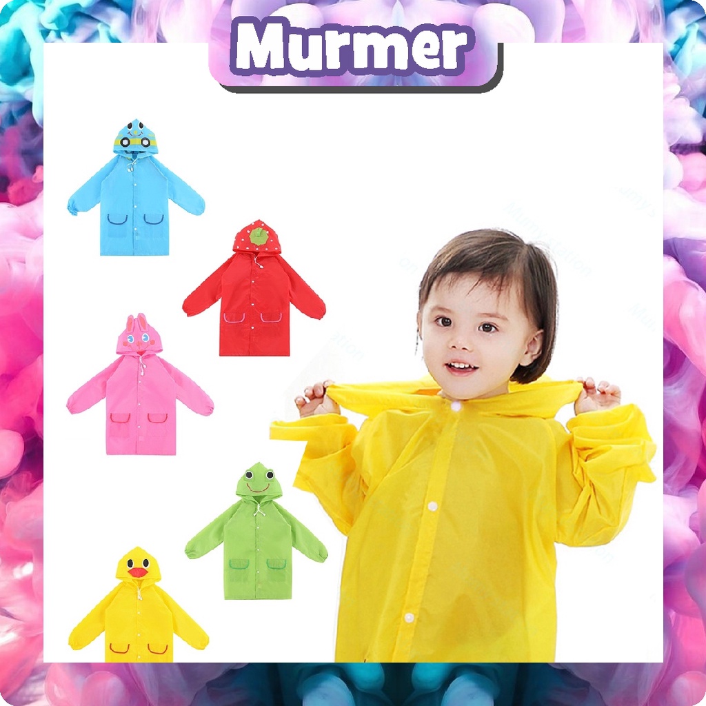 MurmerOfficial JAS HUJAN ANAK KARAKTER IMPORT / JAS HUJAN ANAK TERUSAN R759