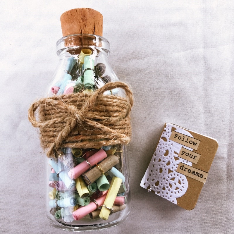 

[100 pcs] Message in a Bottle | Pesan dalam Botol 100 mL | gift idea - gift for girlfriend/boyfriend - kado unik