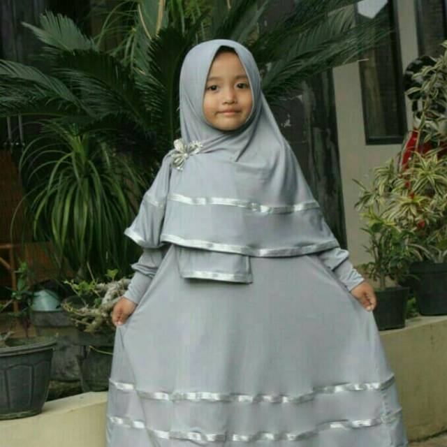 Promo GAMIS ANAK PEREMPUAN PITA EMAS / BAJU MUSLIM ANAK