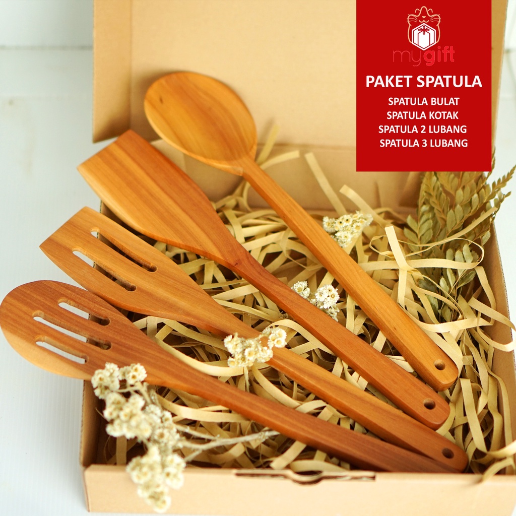 Hampers Alat Masak Korea Spatula Kayu Hadiah Pernikahan Unik