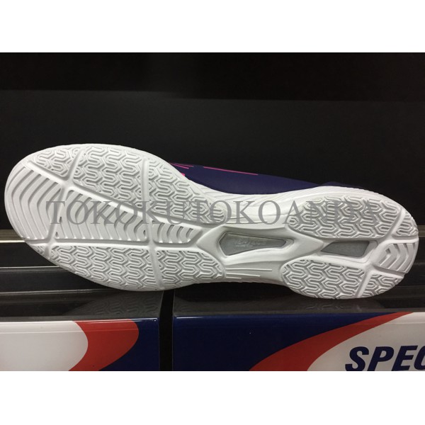 Sepatu futsal specs accelerator lightspeed in purple/scandinavian mura