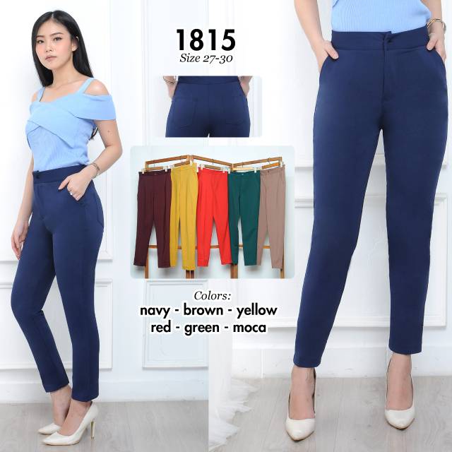 Celana panjang wanita celana pensil wanita kode 1815 bahan Celana panjang wanita celana pensil wanita kode 1815 bahan