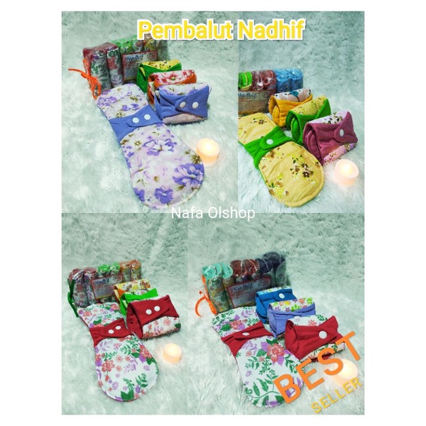 pembalut kain cuci ulang / menspad / pembalut cuci ulang | "NADHIF"
