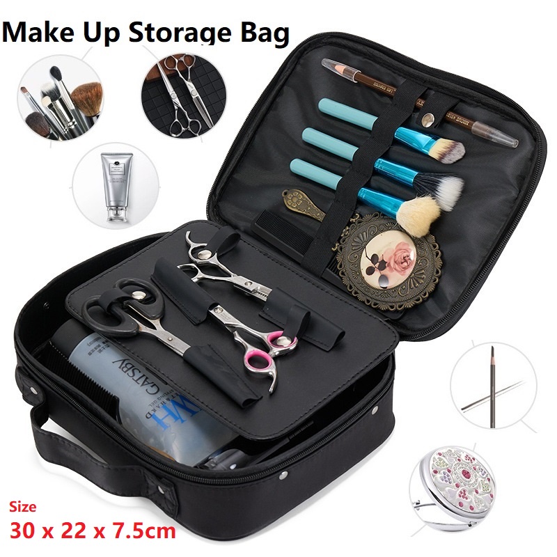 COD / Make Up Pouch Multi fungsi Tas Kosmetik Pouch Kosmetik Make up Bag Beauty Case Makeup Case