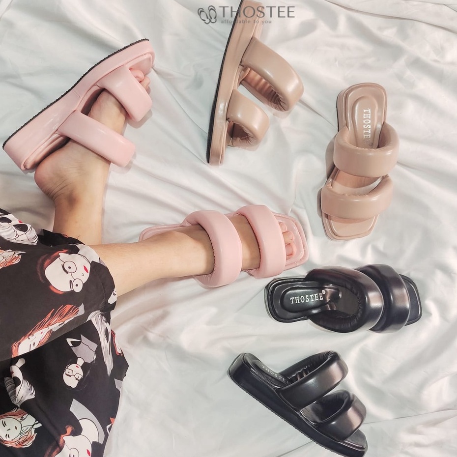 Sandal Platform Wedges Wanita Thostee Linea RajaKpop