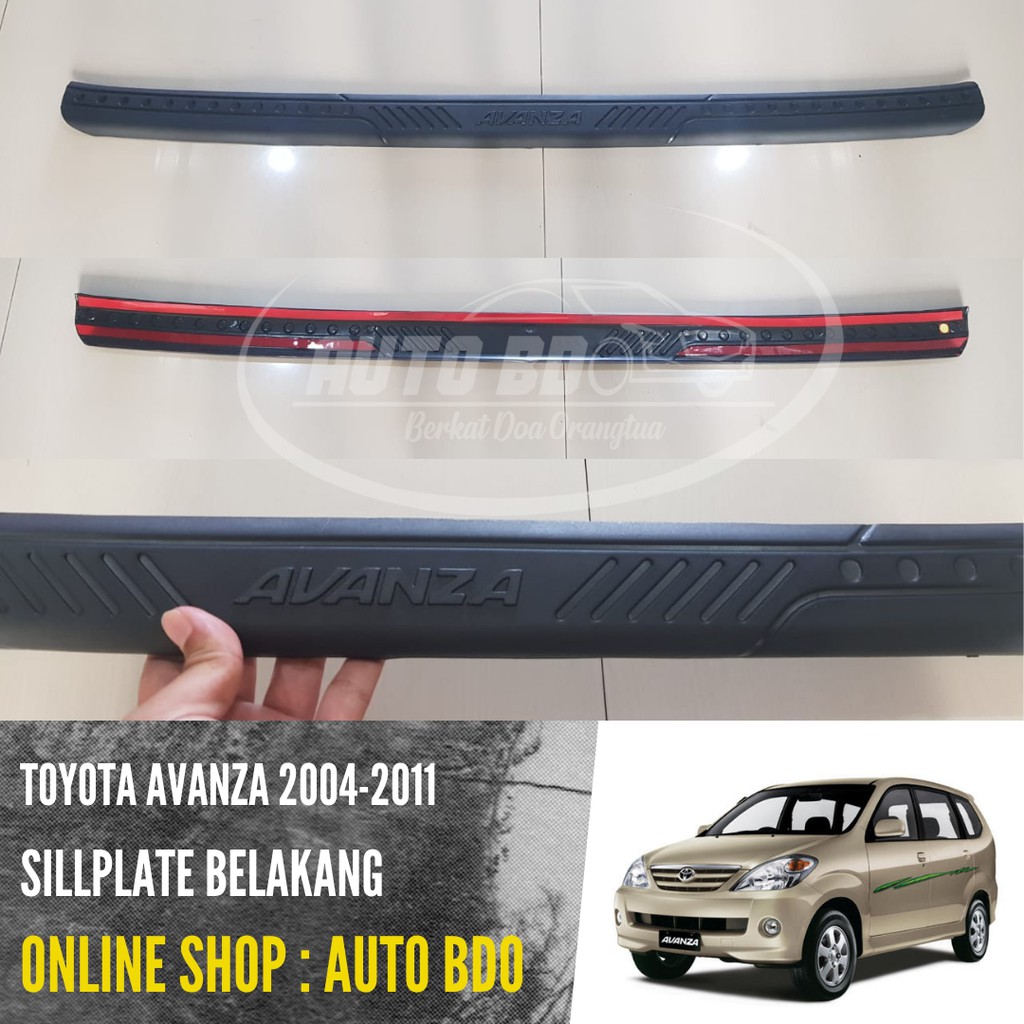 SILLPLATE BELAKANG AVANZA VVTI LAMA 2004 - 2011