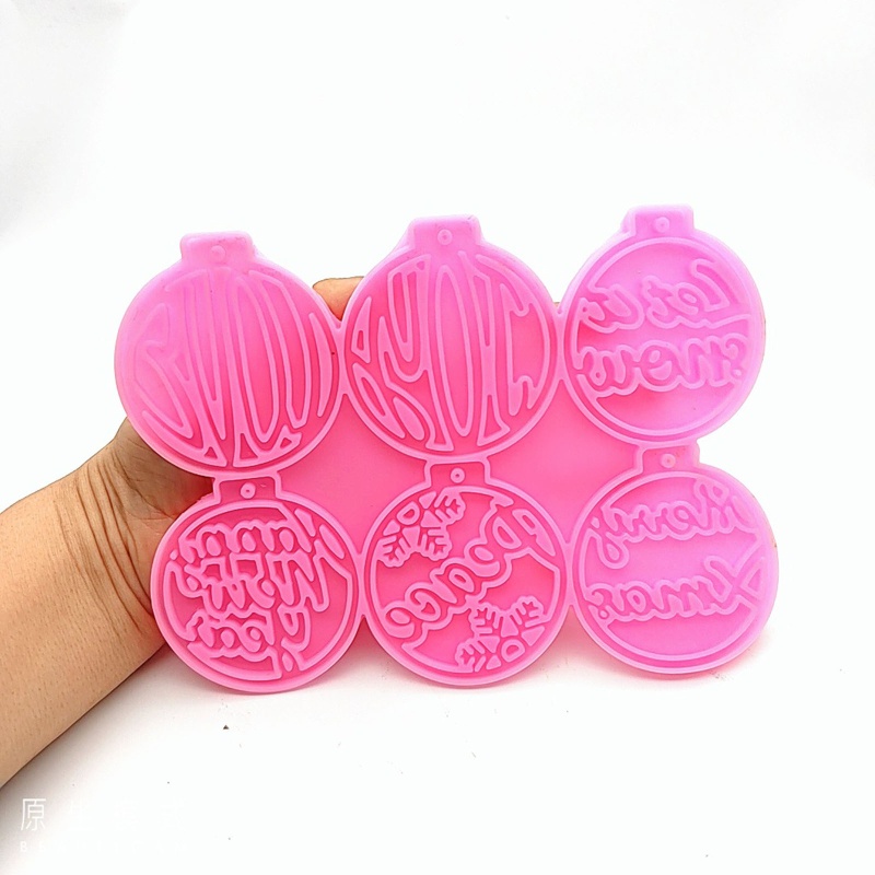 Siy Cetakan Resin Aneka Bentuk Tema Natal Untuk Kerajinan Tangan DIY