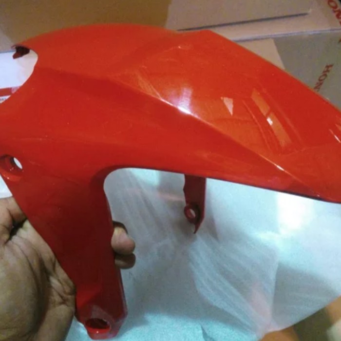 Spakbor Depan Selebor Depan Supra Gtr 150 Merah Orginal Ahm