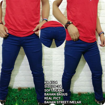 Celana Panjang Pria Denzer Biru Kekinian