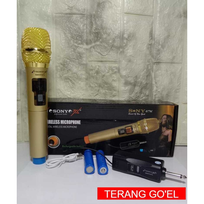 SONY Mic 901D &amp; SN 87W Wireless Profesional Microphone Tanpa Kabel Murah MANTAP