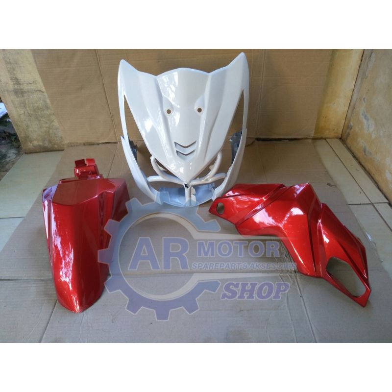 Paketan Body Depan Beat Fi 2015 ESP Merah Putih