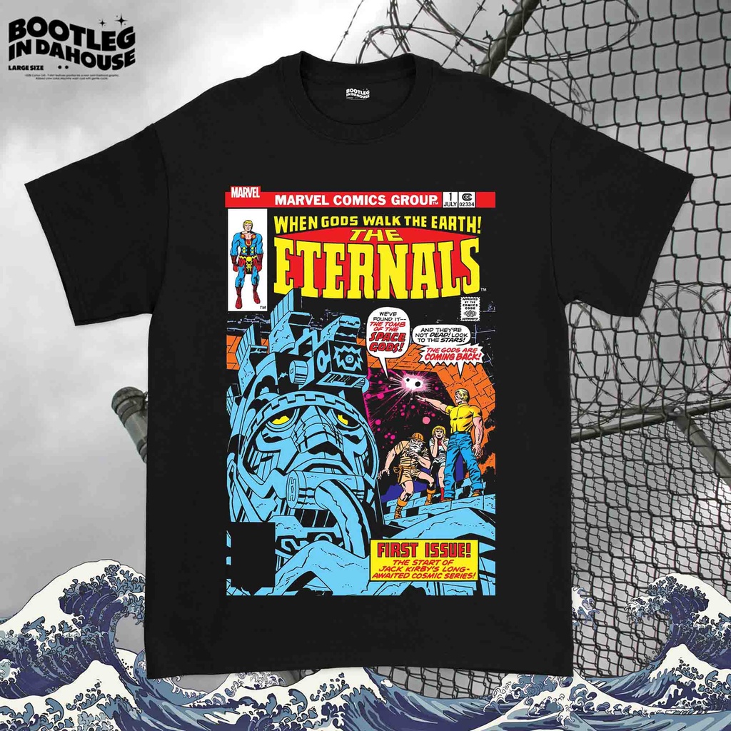 KAOS KARTUN THE ETERNALS COMIC - THE ETERNALS COMIC VINTAGE