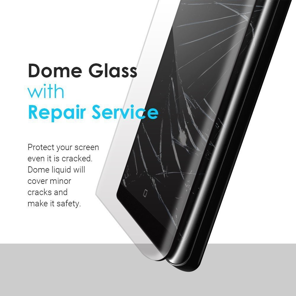 Original Full Adhesive Tempered Glass WhiteStone Dome Galaxy S8