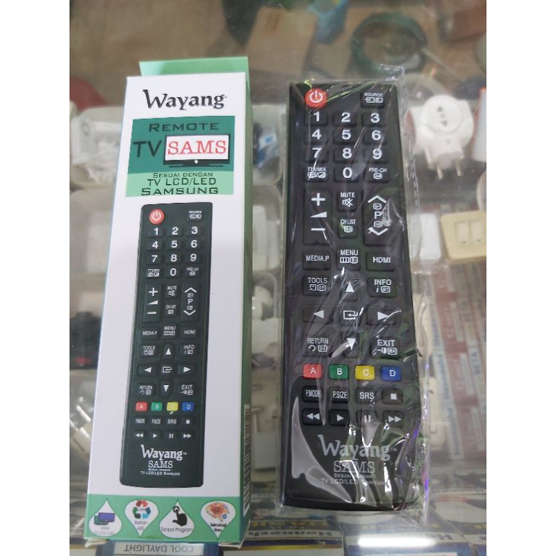 Remote TV SAMSUNG LED tanpa setting.