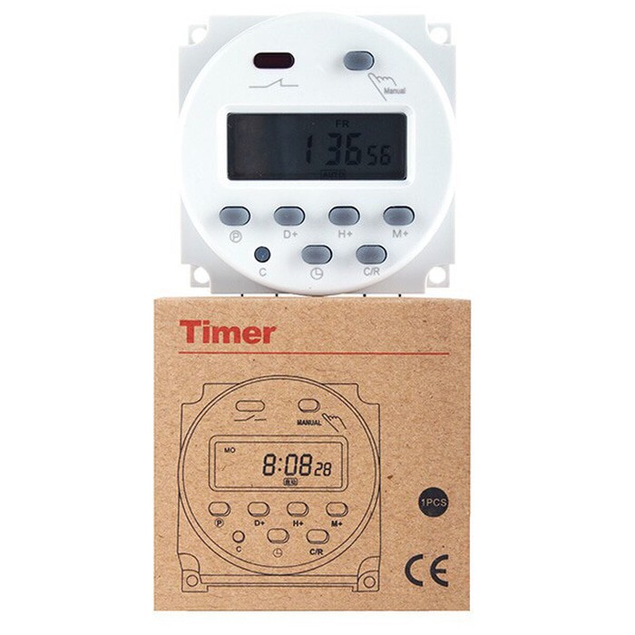 Timer Digital DC 12 Volt 16 Ampere 16A 12V Timer Walet