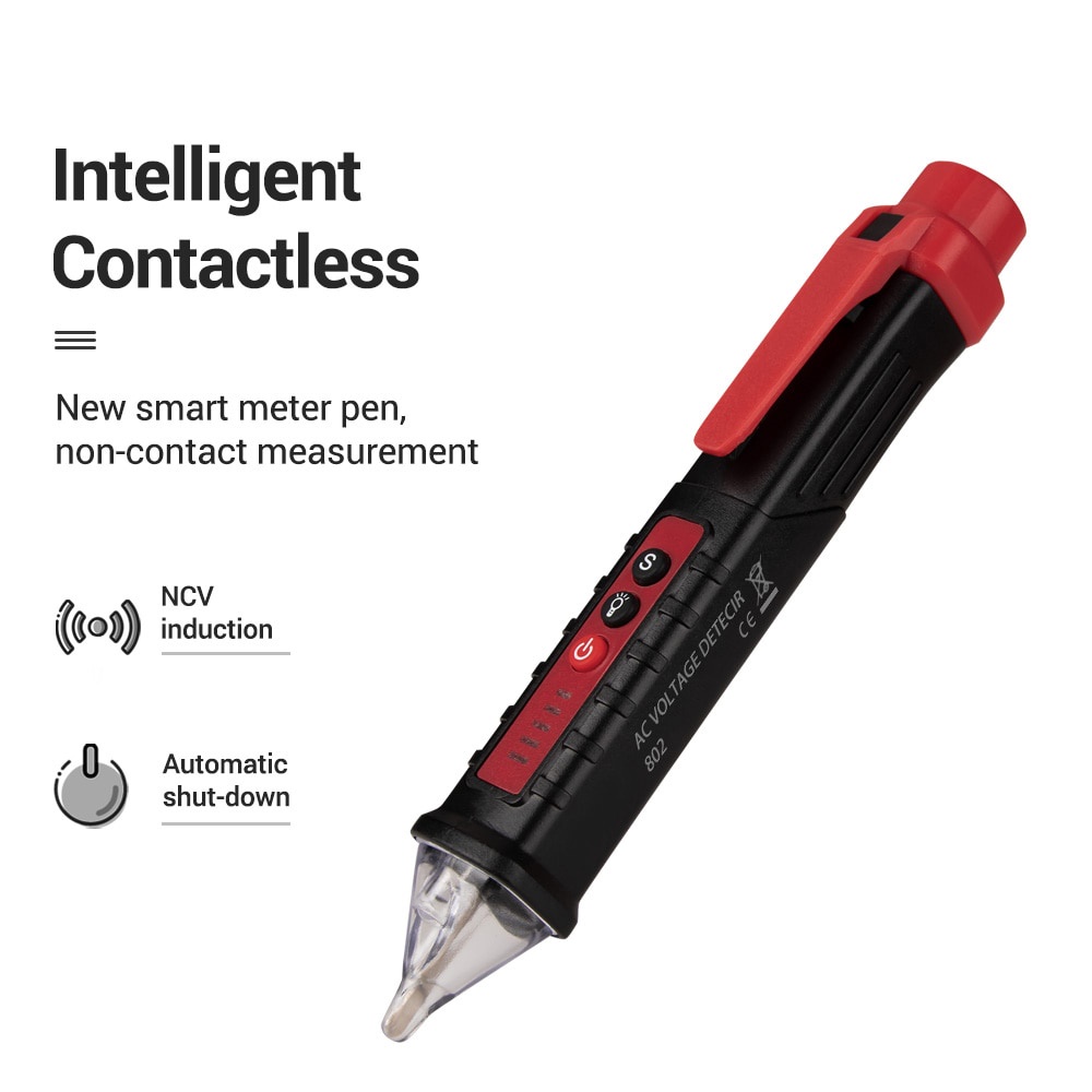 ANENG VD802 Tester Pen Non-contact AC Voltage Alert Detector 12V-1000V