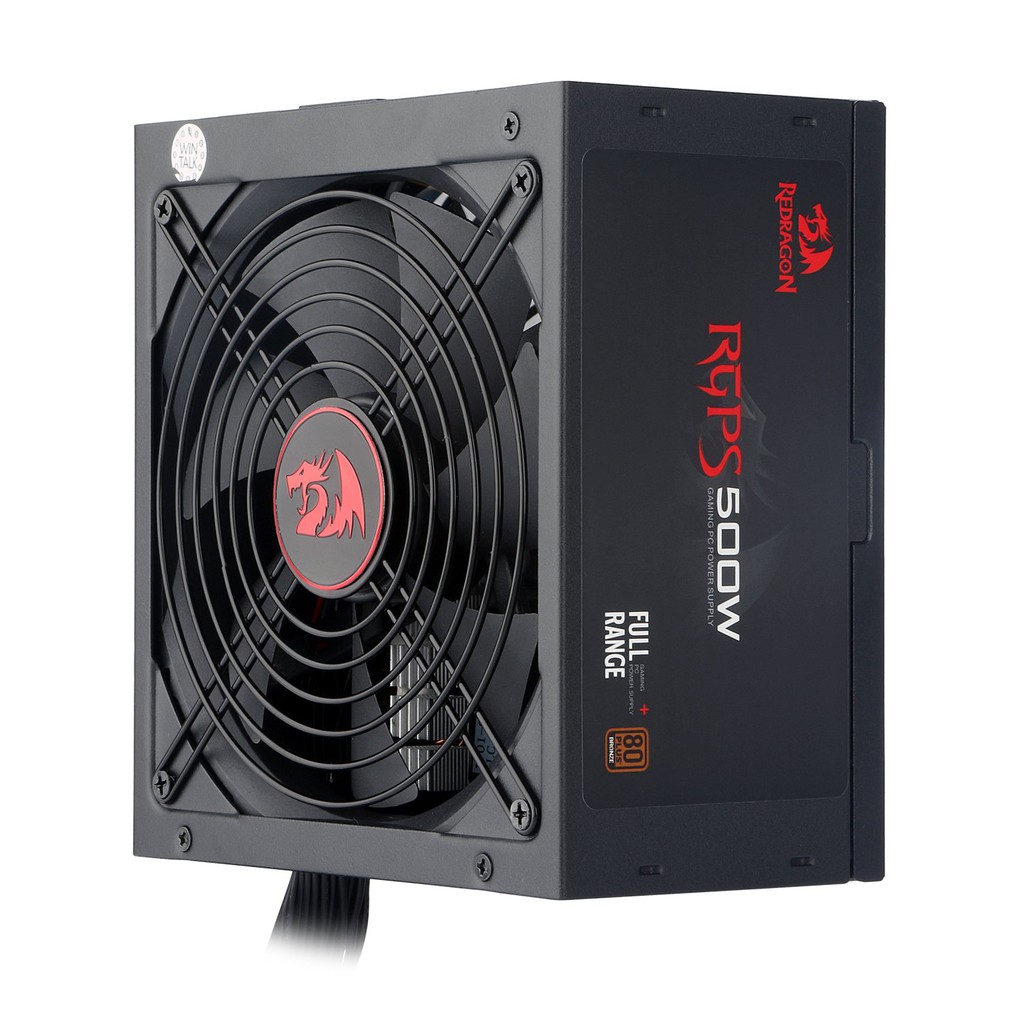 Power Supply Redragon Gaming 500W 80+ bronze RGPS Full modular Range GC-PS001 - 80 plus 500 watt